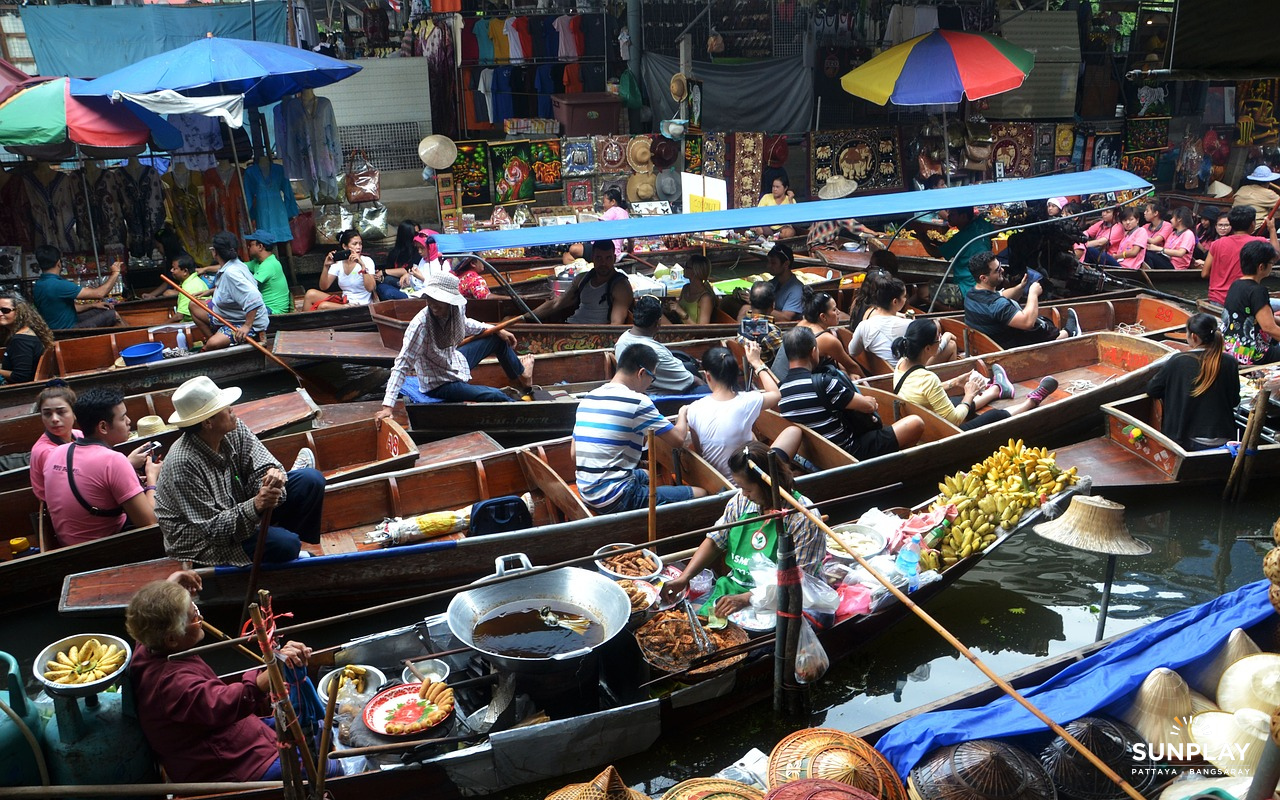 Floating Market Pattaya Thailand