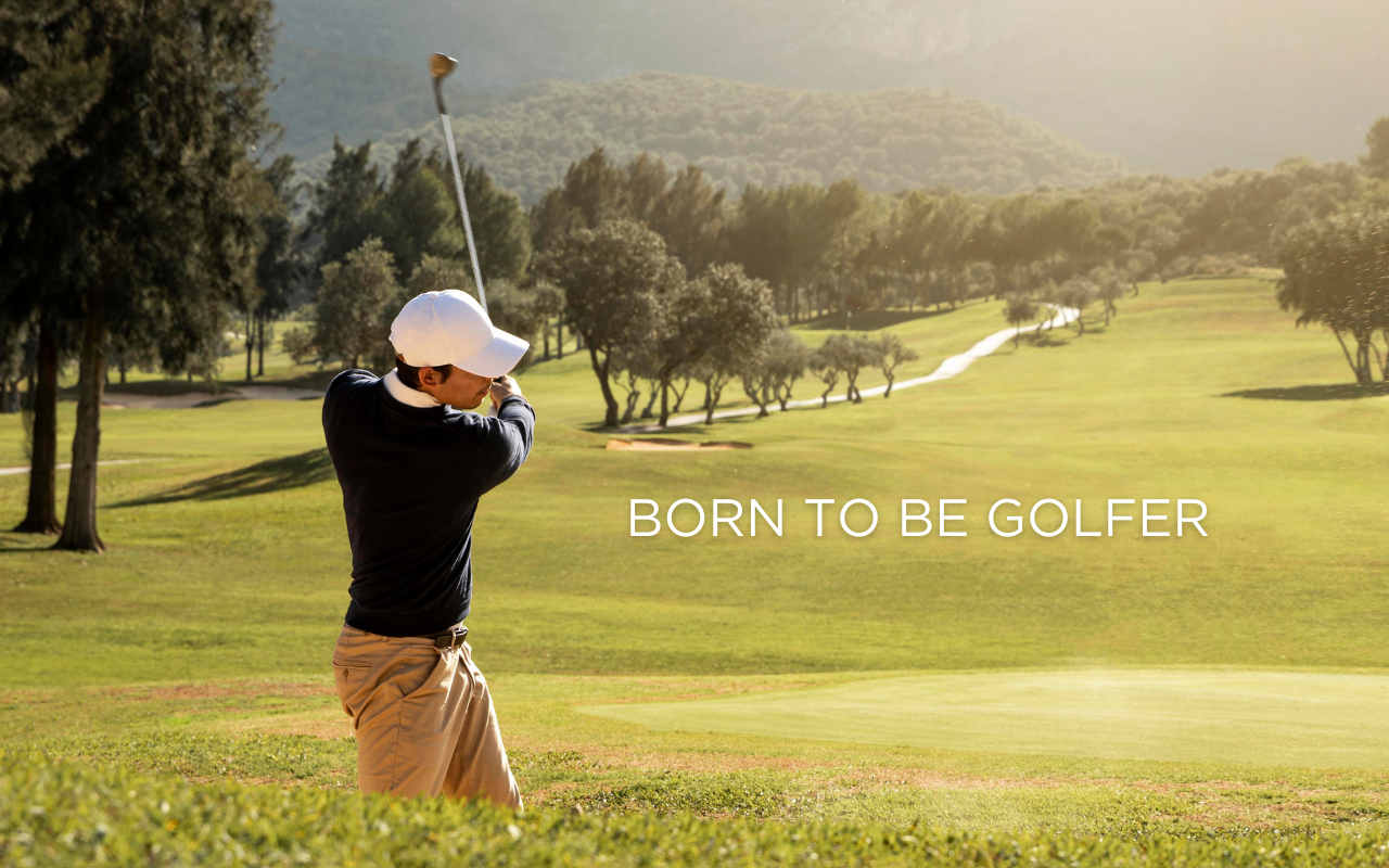 Born to be golfer