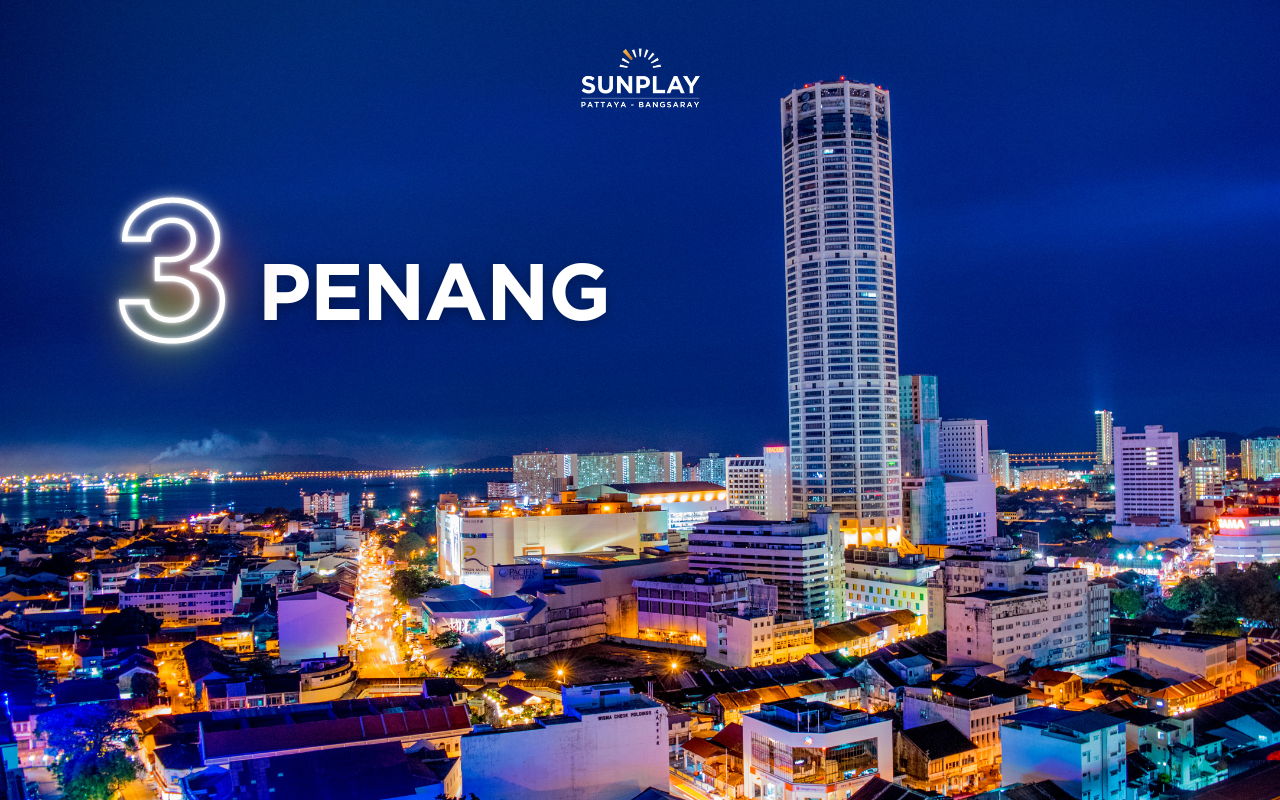Penang, an island state off the northwest coast of Malaysia